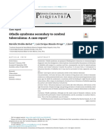 Othello Syndrome Secondary To Cerebral Tuberculoma: A Case