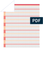 Calendario (Cualquier Año, Horizontal) 1