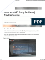 BMW ABS DSC Pump Problems Troubleshooting YOUCANIC