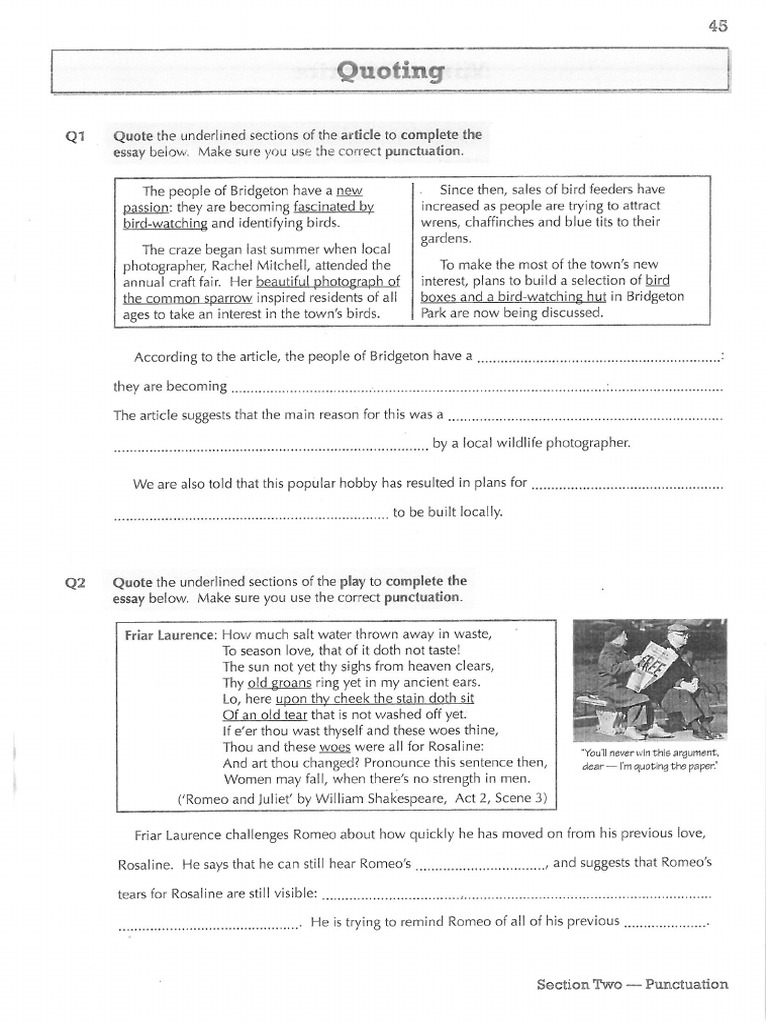 Quoting PDF