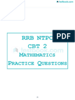 CBT-2 NTPC Pattern Paper