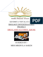 Biology Investigatory Project: Drug and Alcohol Abuse