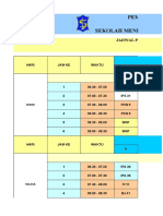 SMPN 12 Surabaya Jadwal PTM dan Daring Kelas VII Tahun 2022