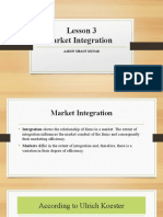 Lesson 3 Market Integration