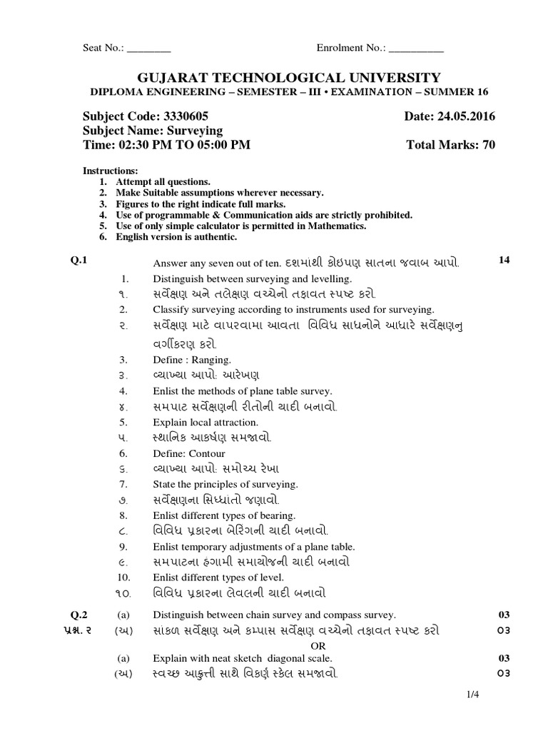 Gujarat Technological University | PDF