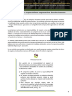 Elementos de La Responsabilidad Empresarial en Derechos Humanos