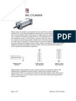 Single Acting Cylinder: Manual-SA PN Cylinder