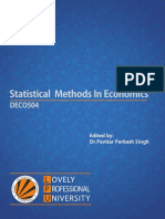 Deco504 Statistical Methods in Economics English