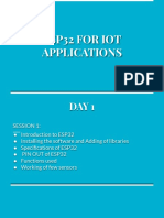 Esp32 For Iot Applications