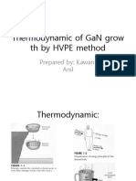 Thermodynamic of GaN Growth by HVPE Method