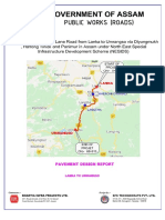 Pavement Design Report - Lanka