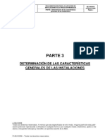 Parte 3: Determinación de Las Características Generales de Las Instalaciones