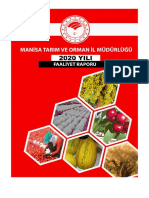 2020 Manisa Tarım Ve Orman İl Müdürlüğü Faaliyet Raporu