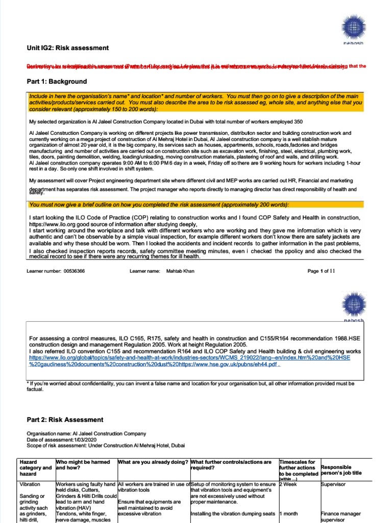 PDF Unit Risk Assessment PDF