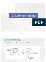CAD dimensioning