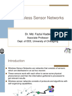 Wireless Sensor Networks: Dr. Md. Fazlul Kader