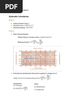 Hydraulic Calculation:: Step 1