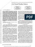 Efficient Iot Based Weather Station: Abstract - in This Paper, A New Approach To Practical and