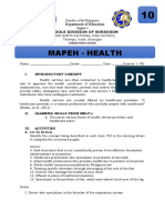 Mapeh - Health: Department of Education