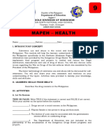 Mapeh - Health: Department of Education