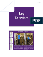 Leg Leg Exercises: Barbell Squat