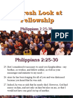 A Fresh Look at Fellowship