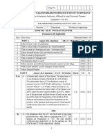 B19MET501 - HEAT AND MASS TRANSFER - R2019