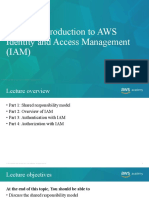 Lecture - Introduction To AWS Identity and Access Management