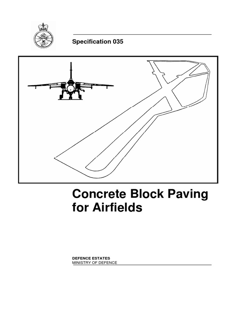 Concrete Block Paving For Airfields: Specification 035 | PDF | Asphalt ...