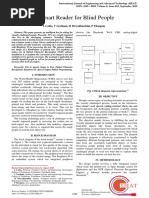 Raspberry Pi Based Reader For Blind People | PDF | Optical Character ...