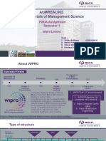 Aumreal662 Fundamentals of Management Science: PSDA Assignment Semester 1