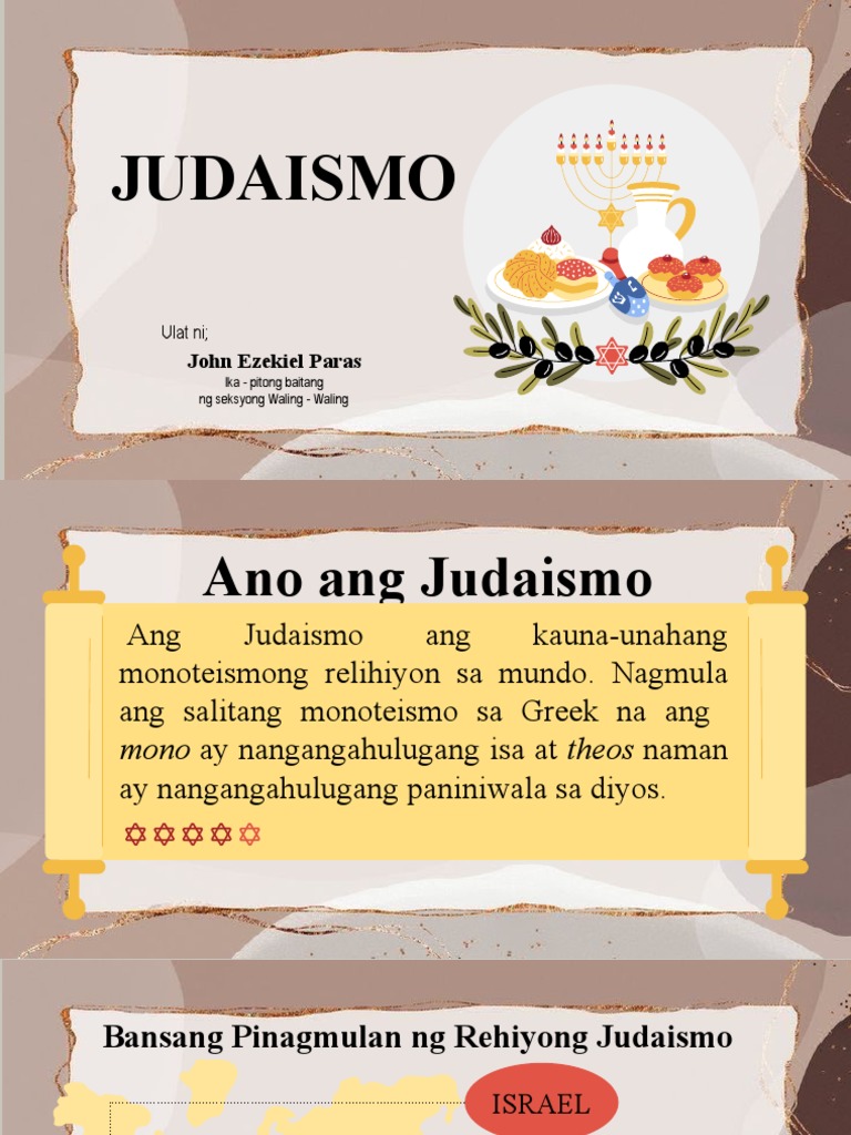 Judaism Infographics | PDF