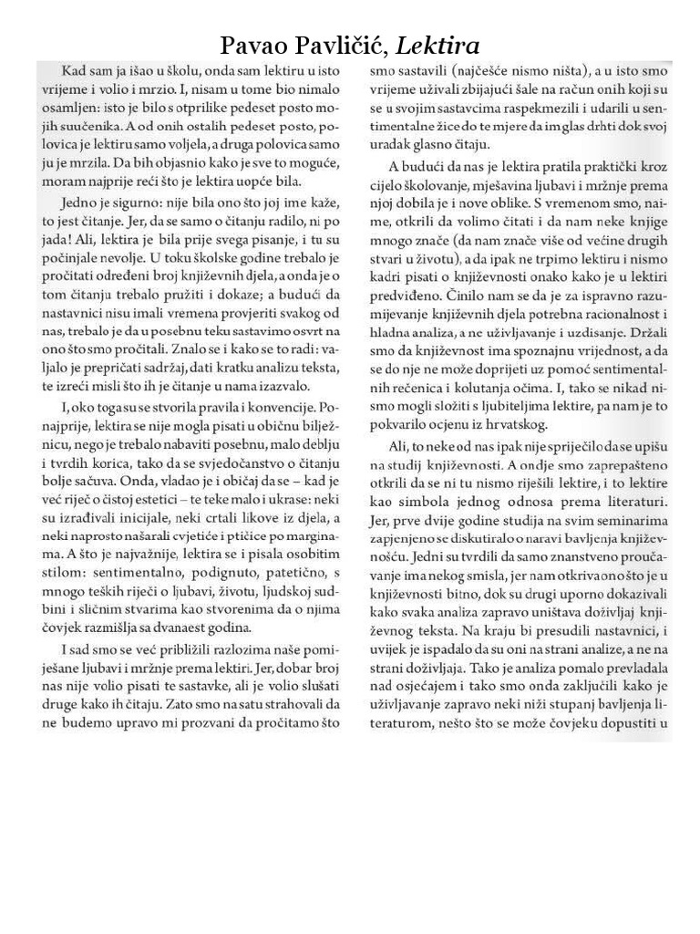 Domaća Zadaća - Hrvatski | PDF