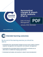 3 - Aeronautical Charges & Airport-Airline Relations (Part 2) EAS415 2022