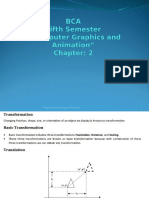 Unit 2 Two Dimensional - Three Dimensional Transformation