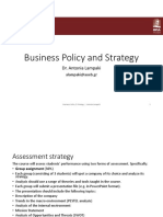 Business Policy & Strategy - Chapter 1