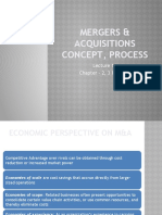 M&A Lecture on Economic Perspectives, Finance Theories and Strategic Drivers