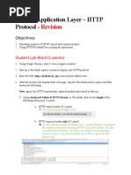 Week 5: Application Layer - HTTP Protocol - : Revision