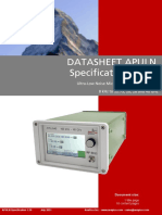 AnaPico APULN Microwave Signal Generator Datasheet