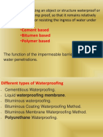 SPW - II Waterproofing