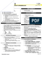 1.01 Introduction To Epidemiology