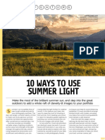 10 Ways To Use Summer Light: U T R E F E A