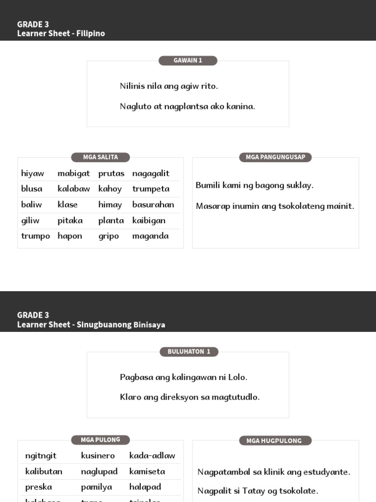 R8 Sinugbuanong Binisaya Learner Sheets v2 PDF