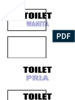 LABEL INFORMASI TOILET