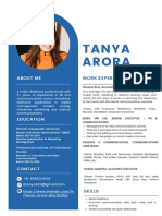 Tanya Arora - Resume