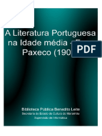 Fran Paxeco-Literatura Portuguesa Na Idade Média
