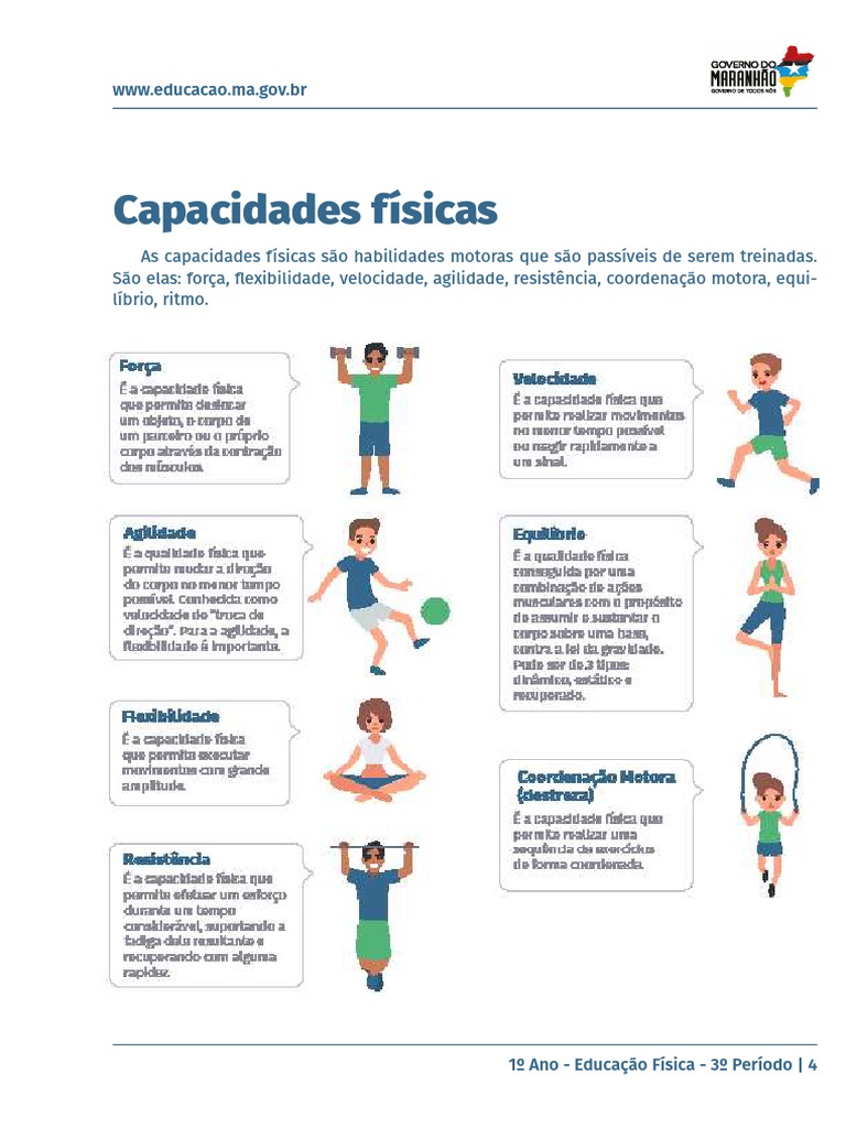 Capacidades Físicas e Esportes | PDF | Voleibol | Jogos Olímpicos de Verão