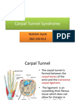 Carpal Tunnel Syndrome: Nabilah Ayob 060 100 814