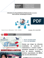 Indicadores de Disponibilidad de Medicamentos 05 07 2016 1