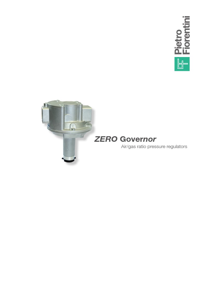 Zero Governor F3Z Series Regulators | PDF | Gases | Chemical Engineering